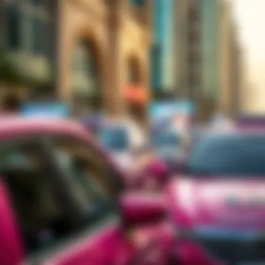 Magnificent Exploring the Significance of Pink Taxis in Dubai