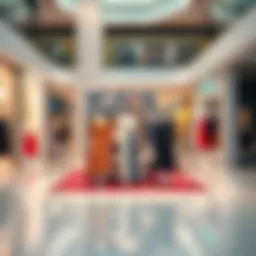 Vibrant fashion display at Al Ghurair Mall