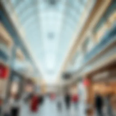 Vibrant Shopping Atmosphere Inside Al Quoz Mall The interior of Al Quoz Mall bustling with shoppers and diverse retail options.