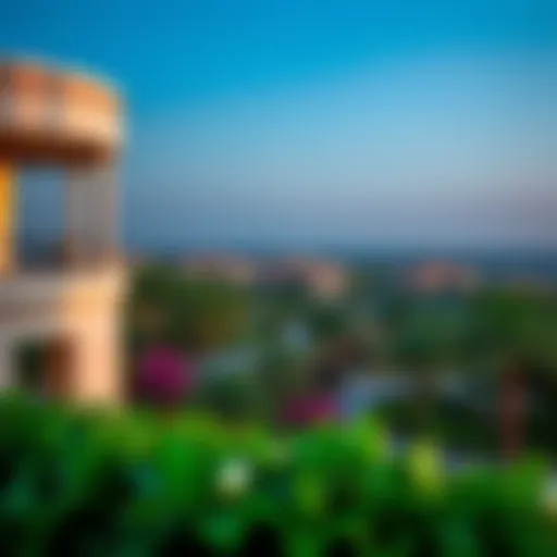 Tranquil view of Dubai Hills Estate with lush greenery
