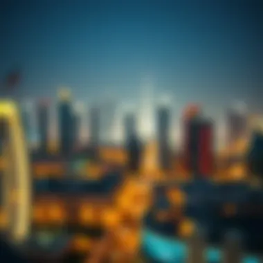 Dubai Neighborhoods Overview Dubai skyline highlighting various neighborhoods
