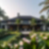 Stunning Dubai bungalow with lush landscaping