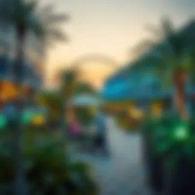 Artistic representation of sustainable practices at Dubai Garden Glow
