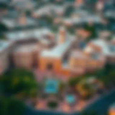 Aerial View of Educational Institutions in Town Square Aerial view of educational institutions near Town Square, Dubai