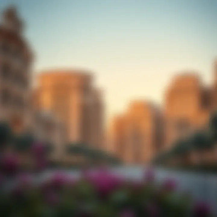 Luxurious residential buildings in Al Barsha