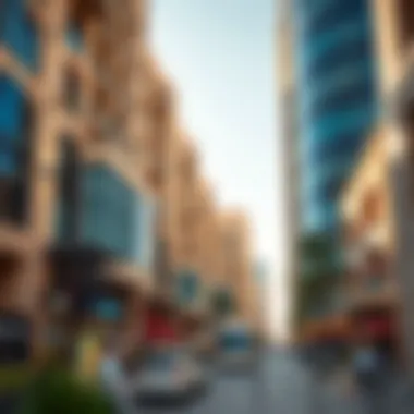 Vibrant Streetscape Near Al Moosa Tower 2 Vibrant streetscape near Al Moosa Tower 2 highlighting nearby amenities and urban lifestyle