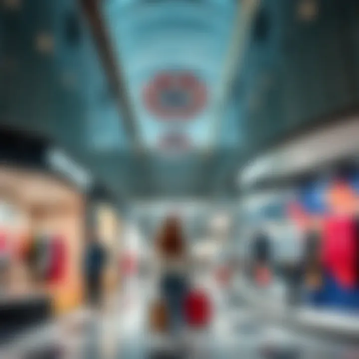 Vibrant fast fashion store inside Dubai Mall showcasing trendy styles