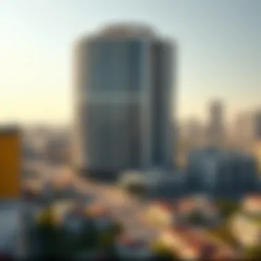Surrounding neighborhood highlighting the urban development