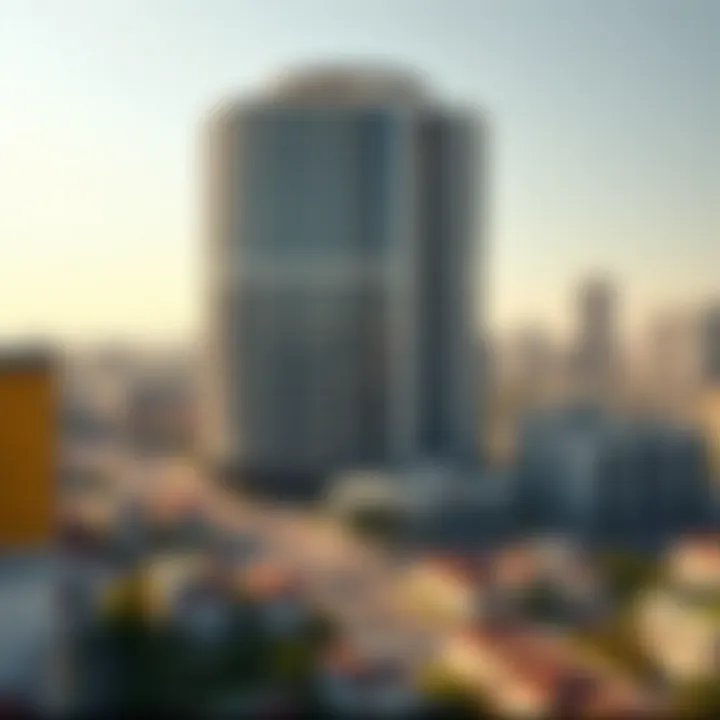 Surrounding neighborhood highlighting the urban development
