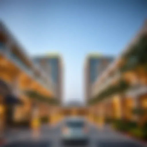 A panoramic view of Dar Al Karamah Rak showcasing its modern architecture