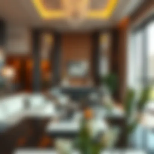Luxurious apartment interior in Dubai