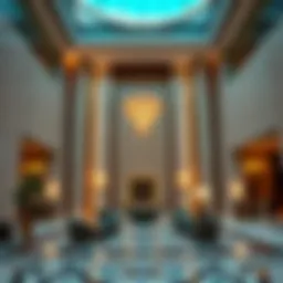 Luxurious lobby of فندق النجوم الحديريات showcasing modern design