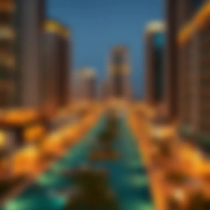 Key Districts for One-Bedroom Rentals in Dubai Map highlighting popular districts for one-bedroom rentals