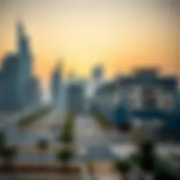 Modern skyline of Dubai showcasing luxury properties