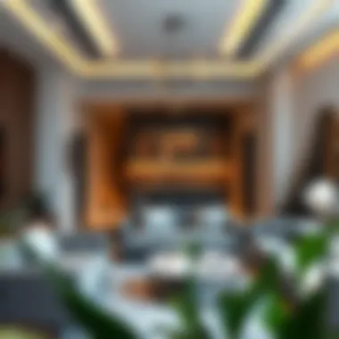 Modern Design in Al Quoz Flats Stylish flat interior showcasing modern design features