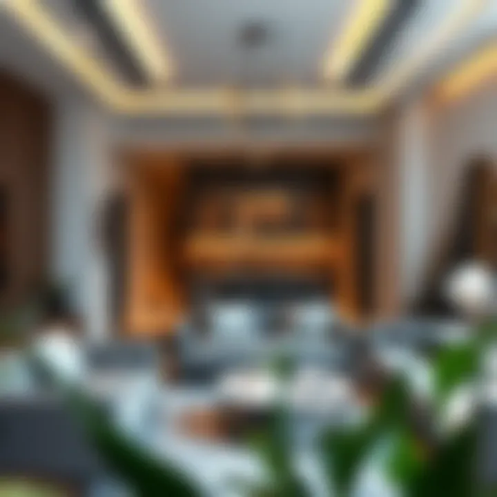 Modern Design in Al Quoz Flats Stylish flat interior showcasing modern design features