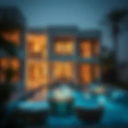 Luxurious villa showcasing modern architecture