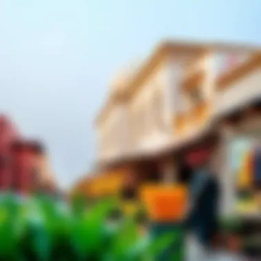 Vibrant marketplace reflecting the cultural heritage of Al Bateen