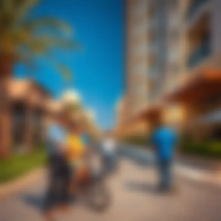 Community Life on Al Reem Island Vibrant community spaces on Al Reem Island