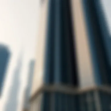 Intricate Facade of Burj Khalifa Architectural details of Burj Khalifa's facade