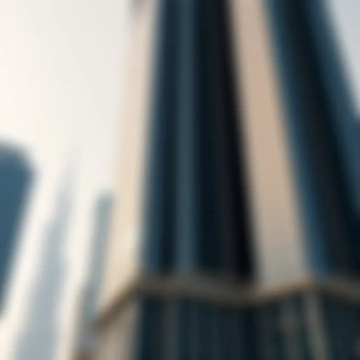 Intricate Facade of Burj Khalifa Architectural details of Burj Khalifa's facade