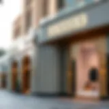 Luxurious boutique showcasing high-end fashion in Madinat Zayed.
