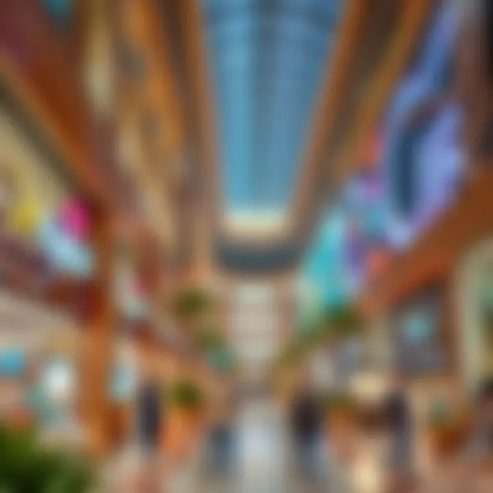Tourism Impact on Shopping in Madinat Zayed Tourism-driven shopping experience in a bustling retail hub.