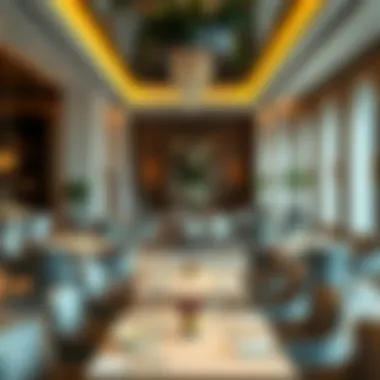 Exquisite Dining Area Exquisite dining area within the Two Seasons Hotel Dubai