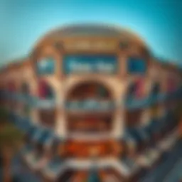 Aerial view of Time Out at Dubai Mall showcasing its architectural elegance