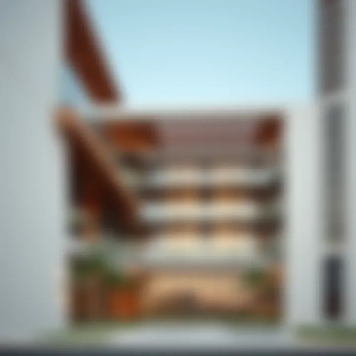 Innovative architectural design of a Dubai project