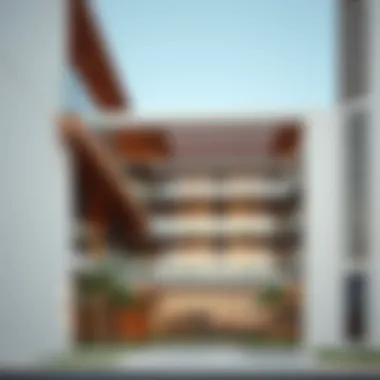 Innovative Architectural Design in Dubai Innovative architectural design of a Dubai project