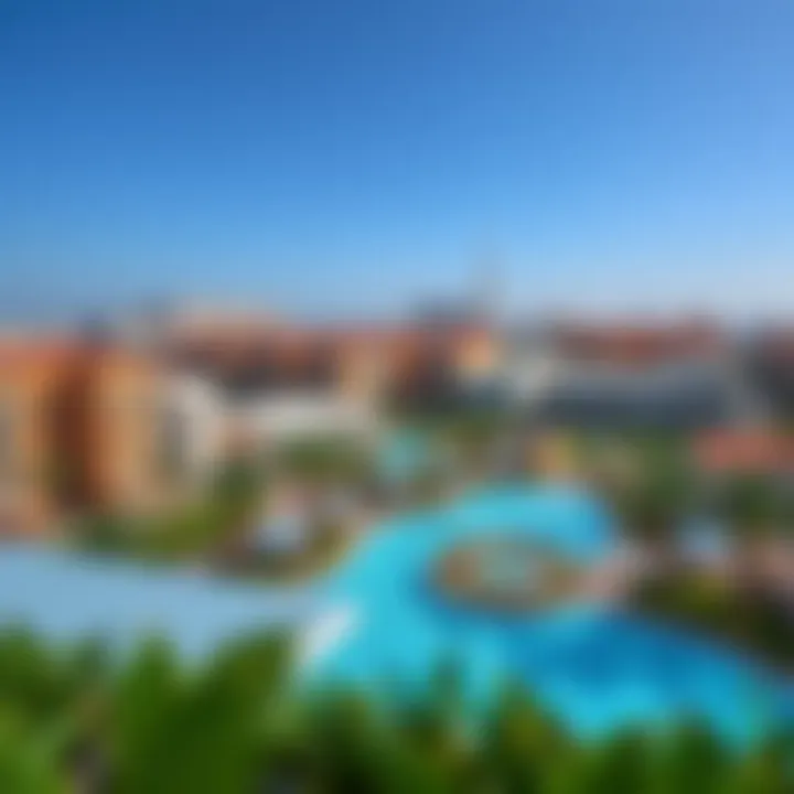 Panoramic view of Dubai showcasing wellness communities