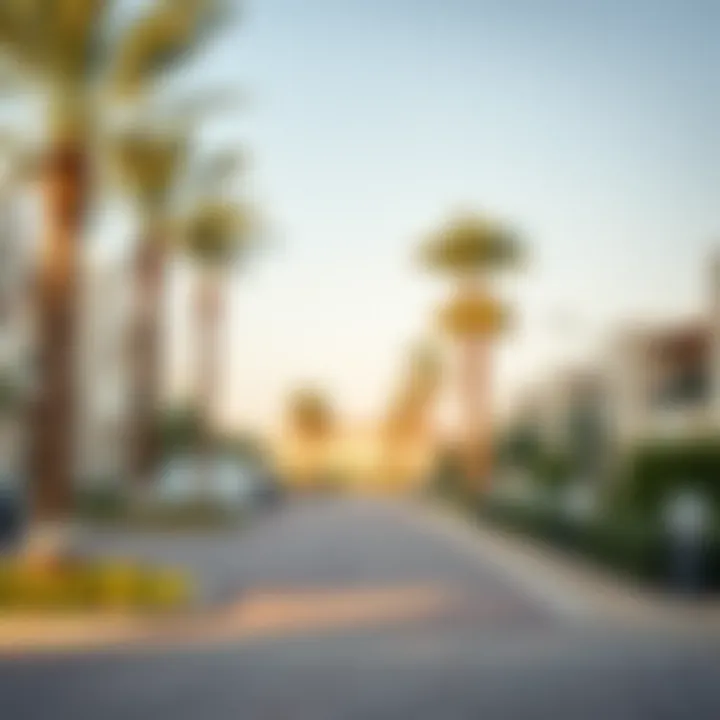 Community Spaces in Jumeirah Park Community spaces within Jumeirah Park, emphasizing recreational areas and parks