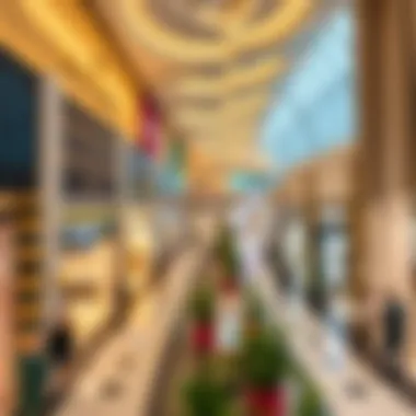 Interior of Nakheel Mall highlighting retail spaces and vibrant ambiance