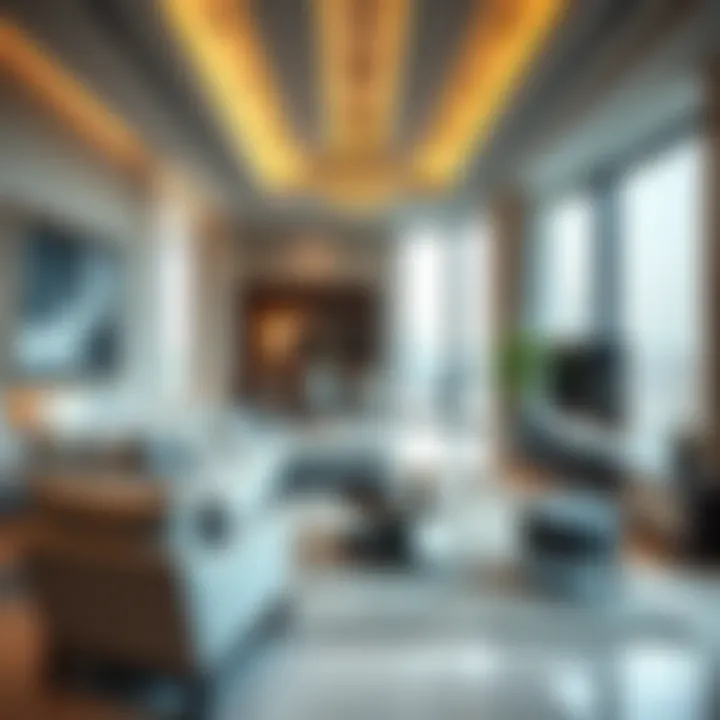 Luxury Living at Metropolis Tower Luxurious interior of a residential unit in Metropolis Tower