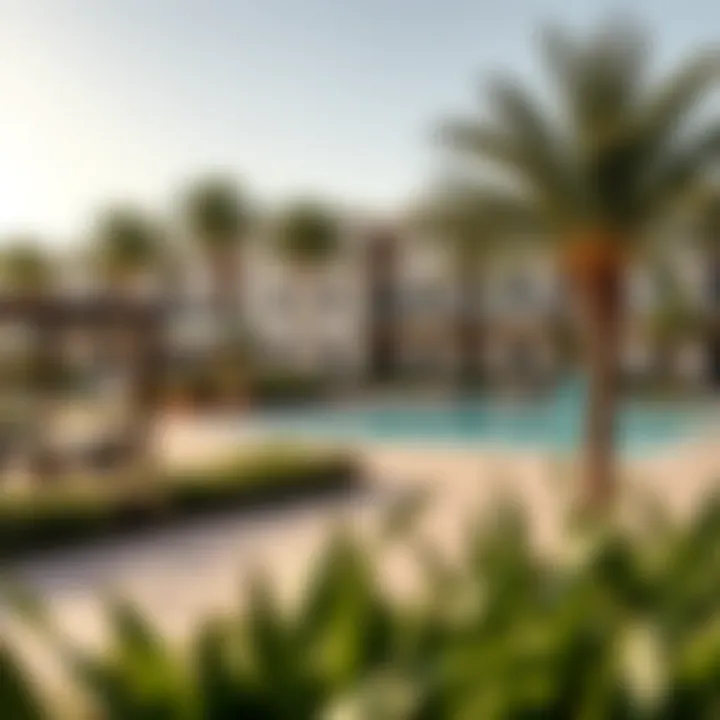 Community amenities featuring recreational facilities and green spaces