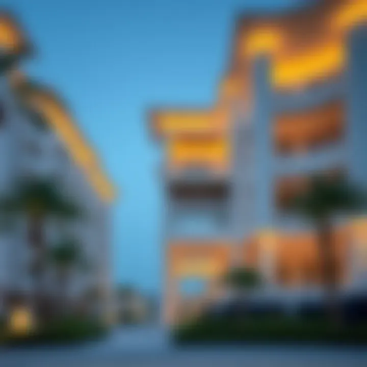 Elegant exterior view of Perla 3 showcasing modern architecture