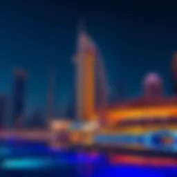 Luxurious Dubai skyline showcasing modern architecture