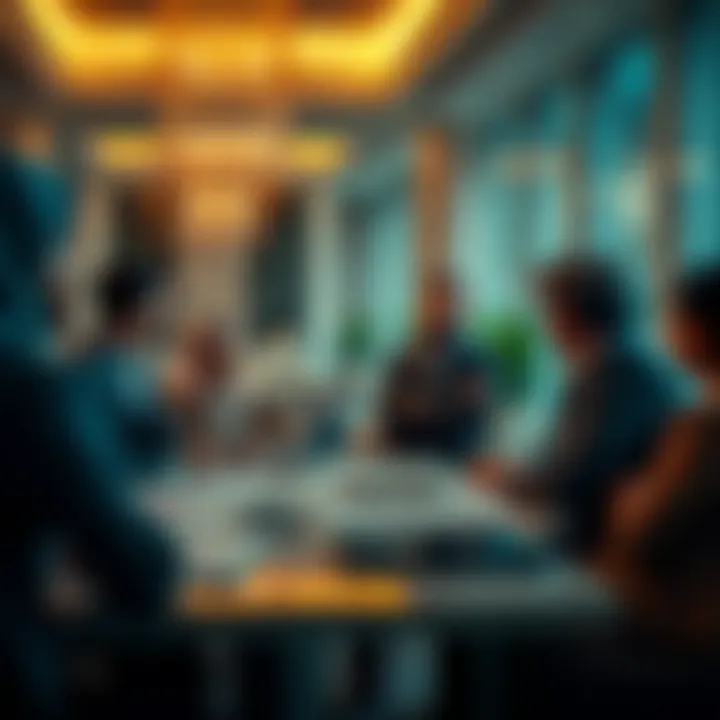 Strategic Vision of Rayna Properties Rayna Properties team discussing strategic plans