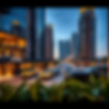 Modern Living at City Walk Panoramic view of City Walk showcasing modern lifestyle