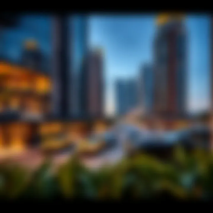 Modern Living at City Walk Panoramic view of City Walk showcasing modern lifestyle