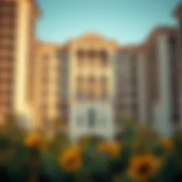 Luxury apartment complex by Sobha Properties in Dubai