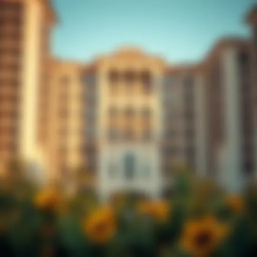 Luxury apartment complex by Sobha Properties in Dubai