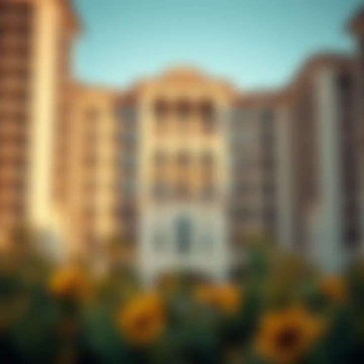 Luxury apartment complex by Sobha Properties in Dubai