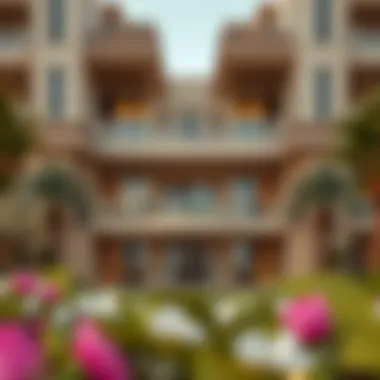 Architectural Elegance of Talia Residences Stunning architectural facade of Talia Residences