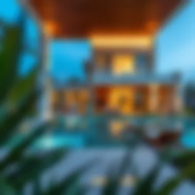 Luxurious villa showcasing modern architecture in Mulah