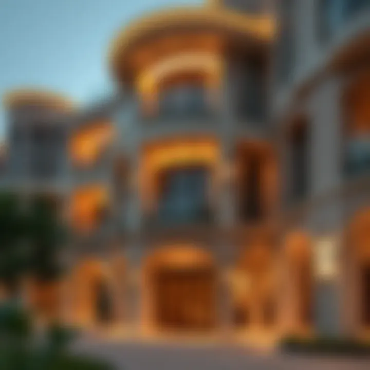 Distinctive Architectural Features of Corner Residences Architectural details highlighting unique structure of corner residences