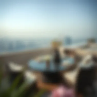 Panoramic Views from the Outdoor Terrace Outdoor terrace of a corner residence with panoramic views