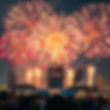UAE National Day celebrations with fireworks