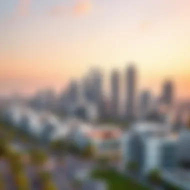 Stunning skyline view of Al Nadha 2 showcasing modern architecture
